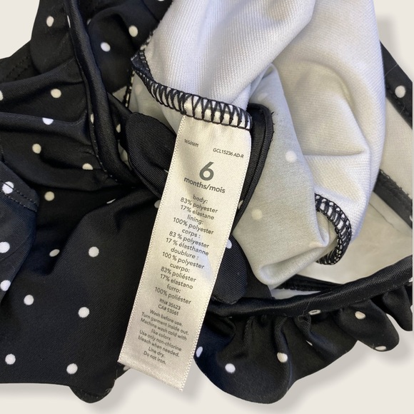 Carter’s 6M Polka Dot One Piece Baby Swimsuit - Picture 4 of 4